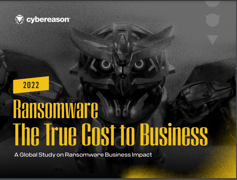 Ransomware the true cost to business title slide July 2022.JPG